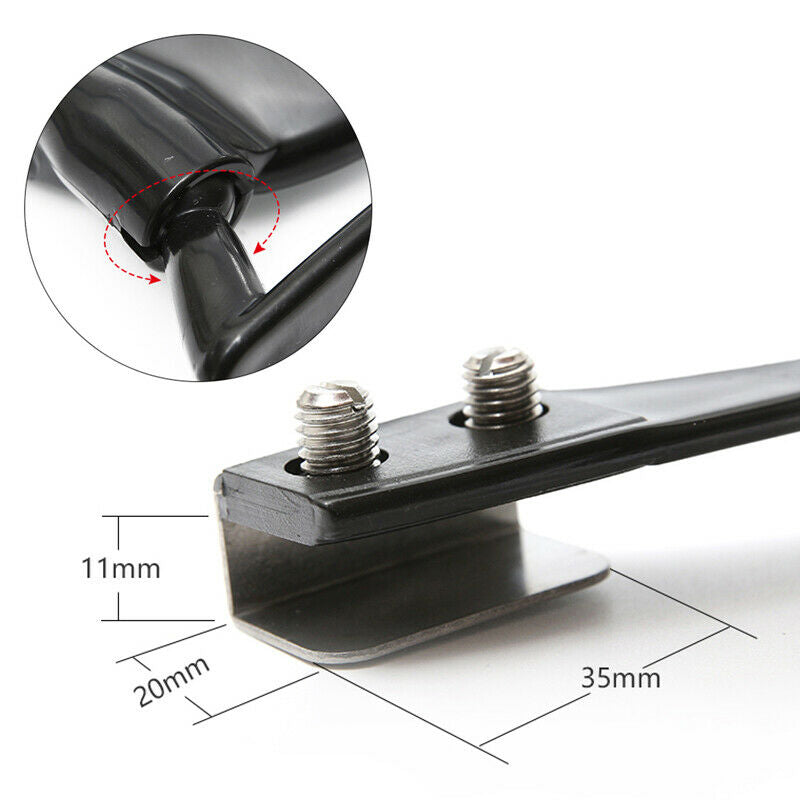 Car Blind Spot Side Left + Right 360 Degree Rotation Mirror Wide Angle Lens View