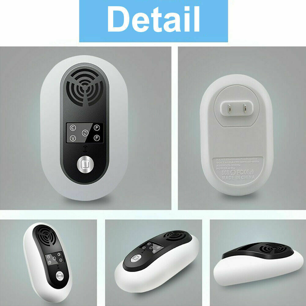 Electronic Ultrasonic Pest Repeller Rats Bugs  Mosquito Cockroach Killer Reject