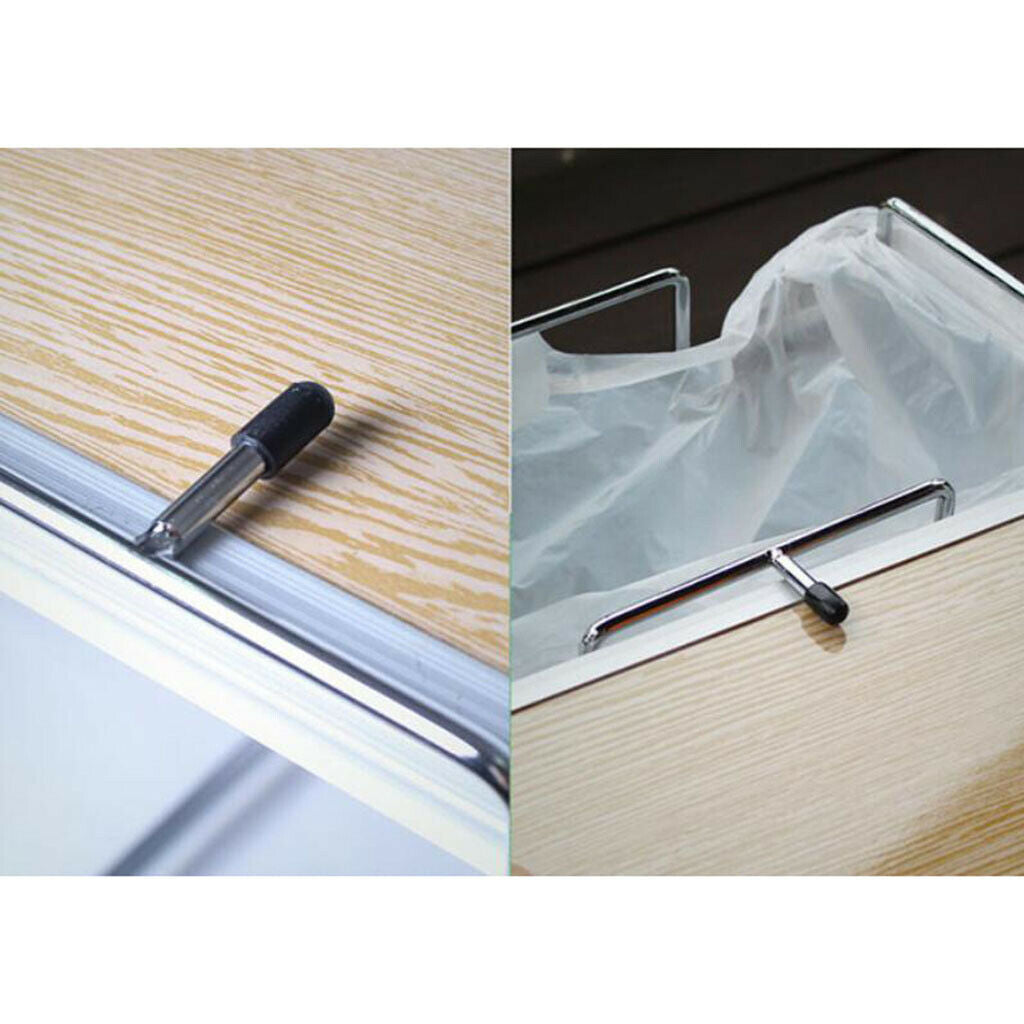 Portable Trash Garbage Rubbish Storage Bag Bin Rack Holder for BBQ Picnic