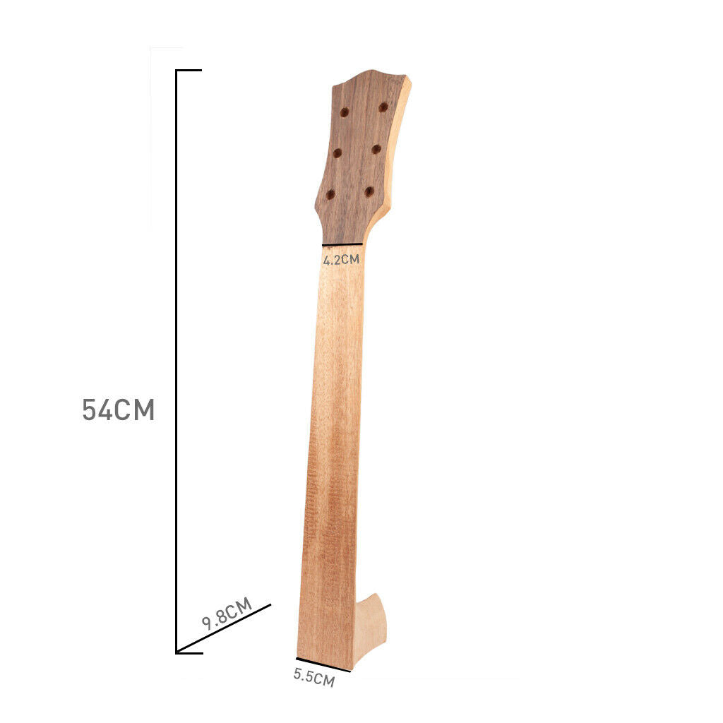 1pc Acoustic Guitar Neck Unfinished for Luthiers DIY Replacement Parts