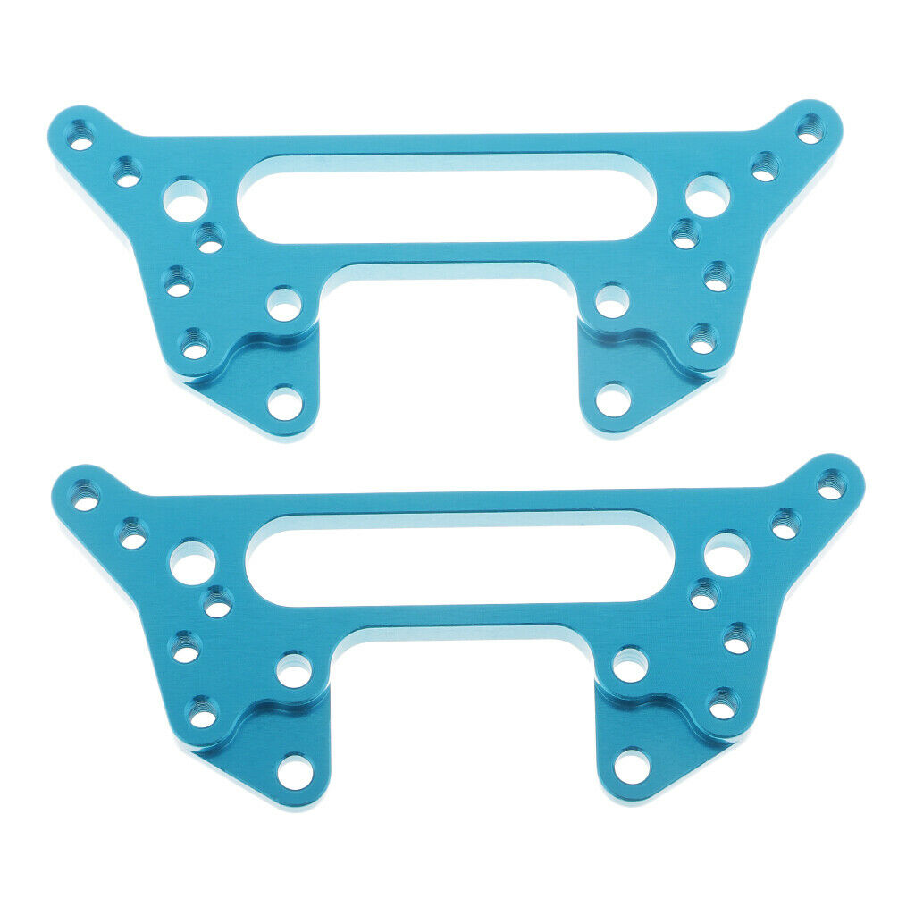 122023 Shock Absorber Tower 2Pcs DIY for 1/10 HSP 94123 94102 RC Buggy Blue