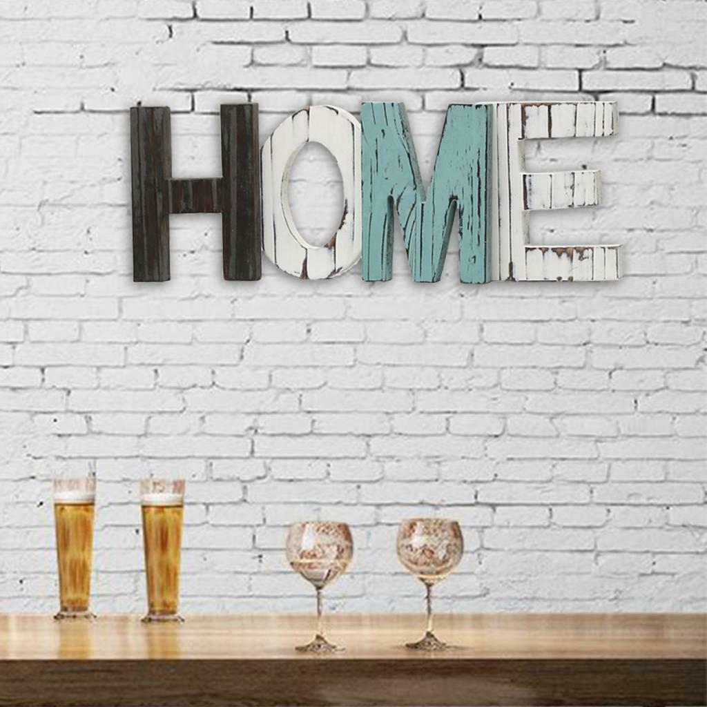 Home '' Wood Schiftzug Stand Deco Letter