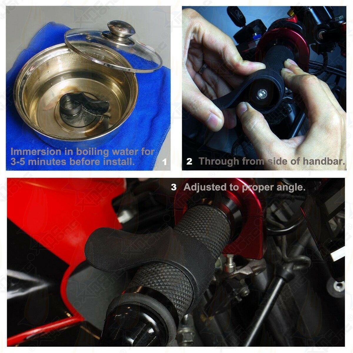 Throttle Boss for kawasaki Ducati 1" 25mm 7/8" 22mm Hand grips 1inch 7/8 inch