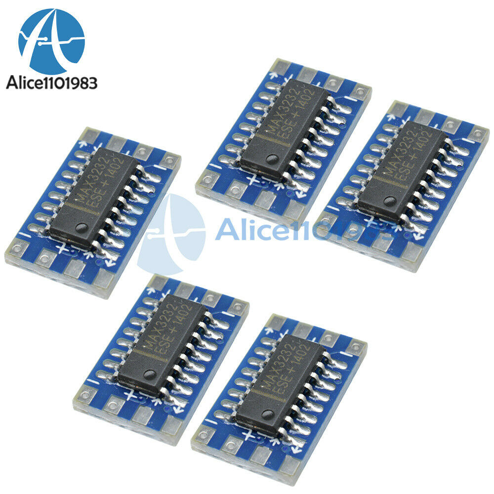 20PCS Serial Port Mini RS232 to TTL Converter Adaptor Module Board MAX3232