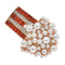 1pc Popcorn Design Brooch Pin Alloy Crystal Corsage Collarpin Ladies Jewellery
