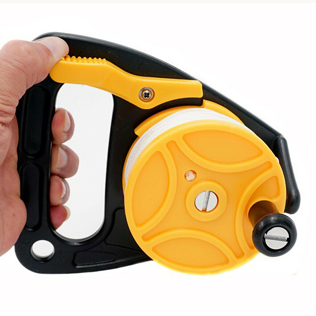 Underwater Scuba Diving Compact Dive Wreck Spool Reel 150ft Line with Handle