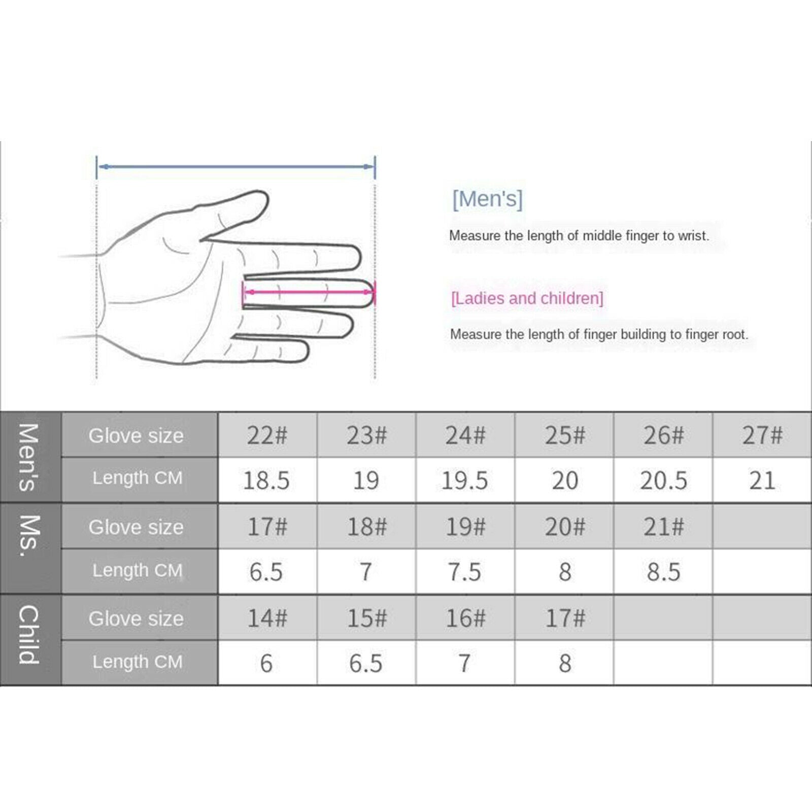 Women's Golf Glove Breathable Left Right Hand Golfer Gloves White Pink L