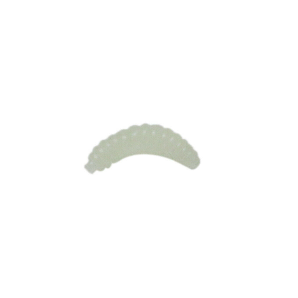 100 Pcs / Set Fishing Soft Maggot Worm Bread Bug Maggot Bait Mixed