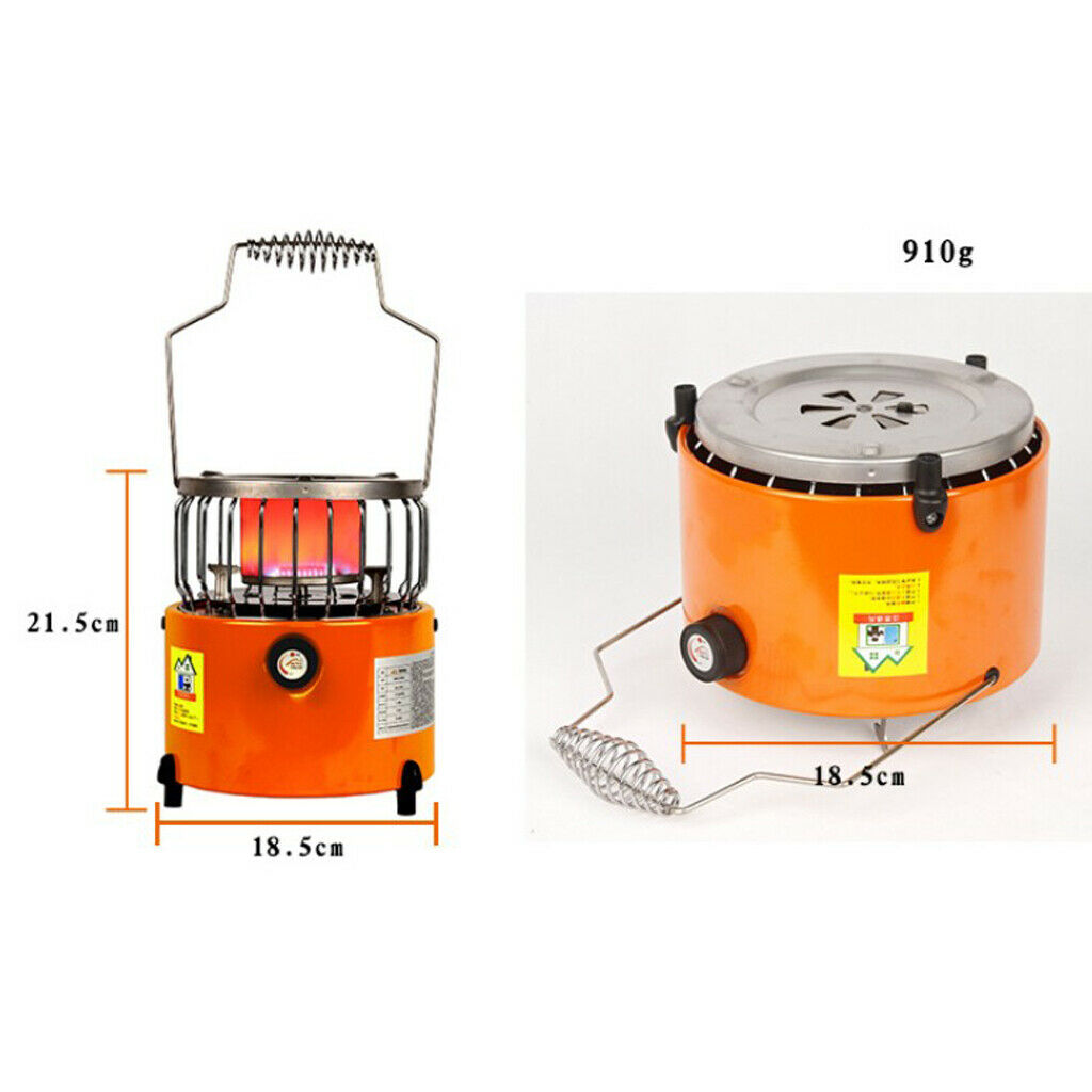 Multiuse Mini Gas Heater Compact Cooker Stove Tent Warmer for Hiking Fishing