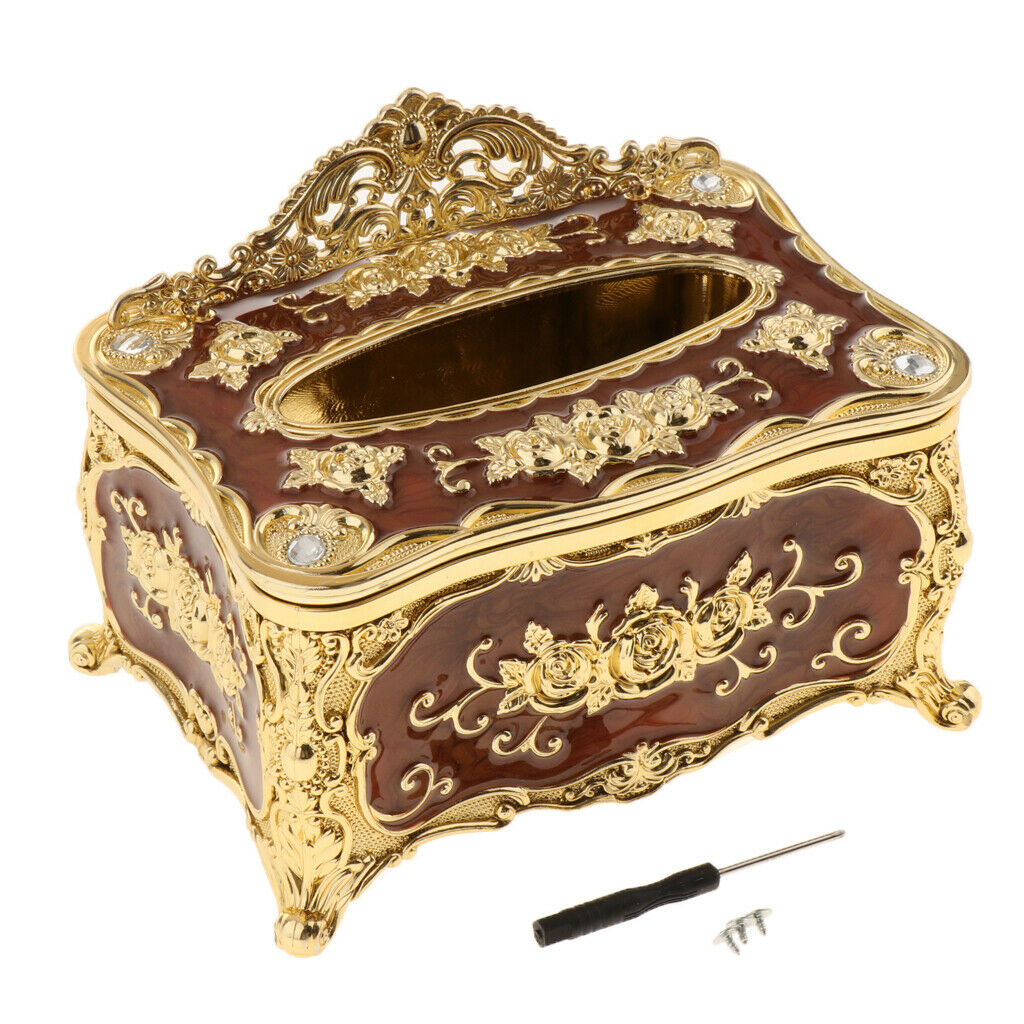 Universal Luxury European Style Acrylic Tissue Box Home Office KTV Hotel Car