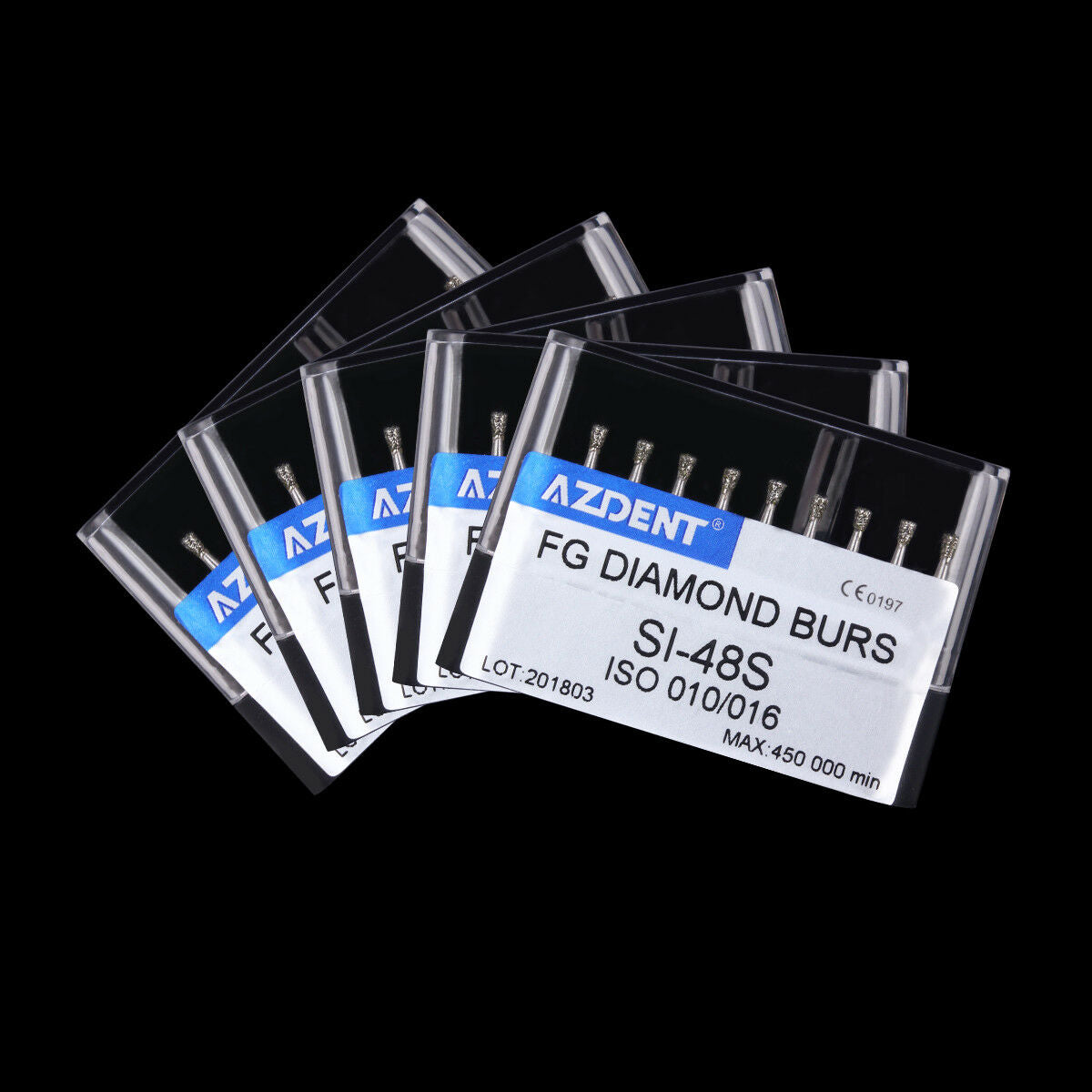 30 Kits Dental Diamond Burs Drill SI-48S Super Coarse For High Speed Handpiece