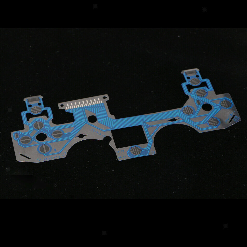 Conductive Film Buttons Replacement for   4 PS4 Controllers, Blue