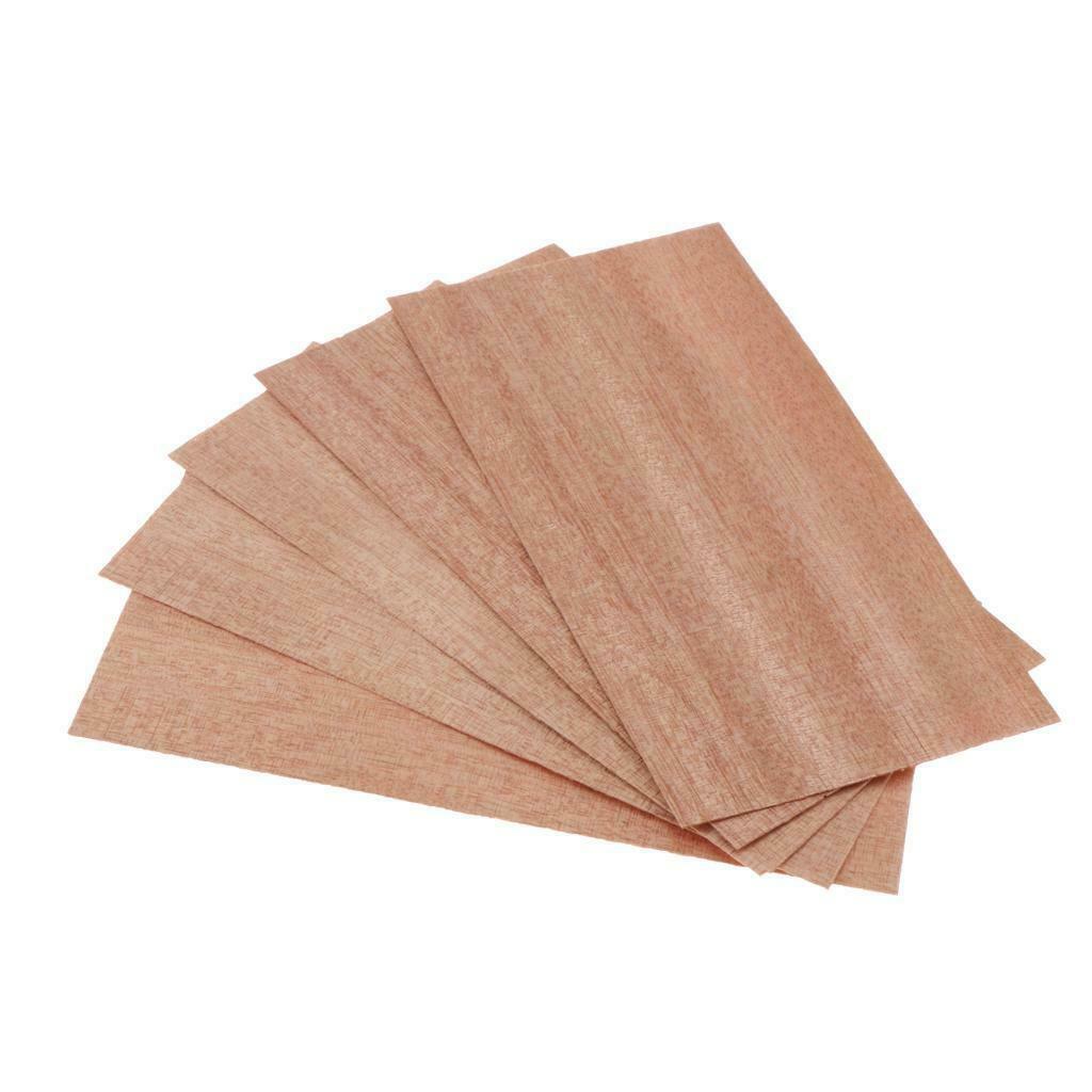 5x Acoustic Classic Guitar Wood Head Veneer for Decor Parts Sandalwood