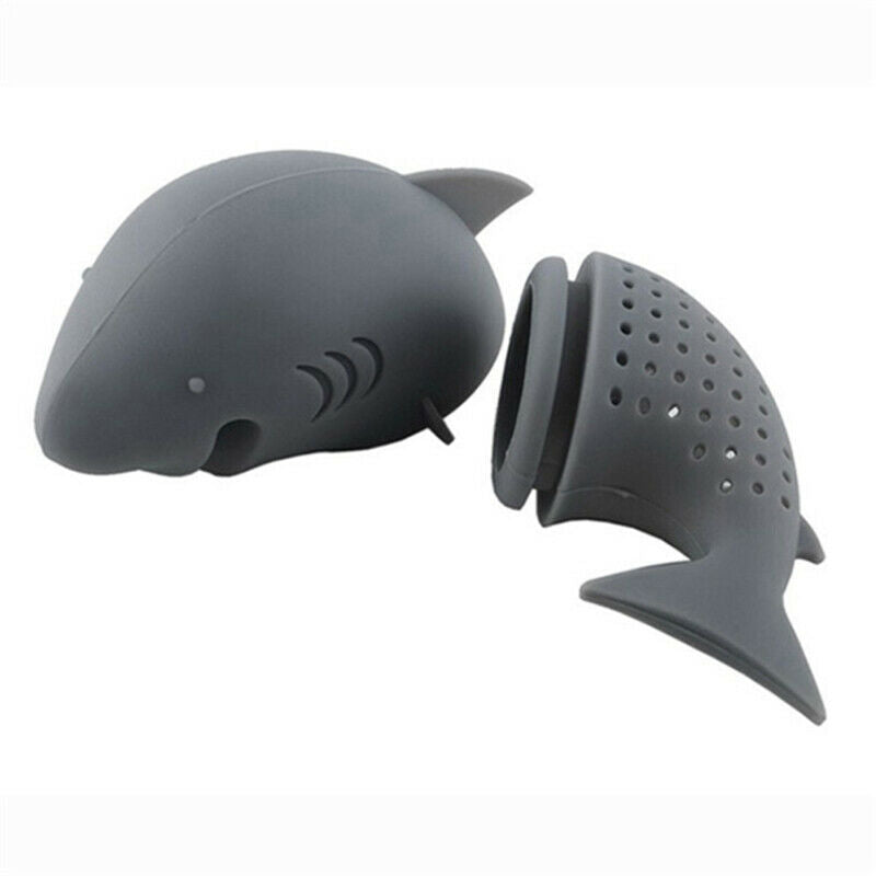 Shark Tea Infuser Silicone Strainers Tea Strainer Filter Empty Bag Leaf Diffuser