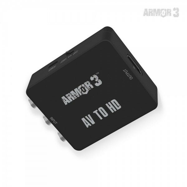 Armor 3 AV to HD Converter! RCA to HDMI Composite AV Adapter N64 SNES GC PS2 DC