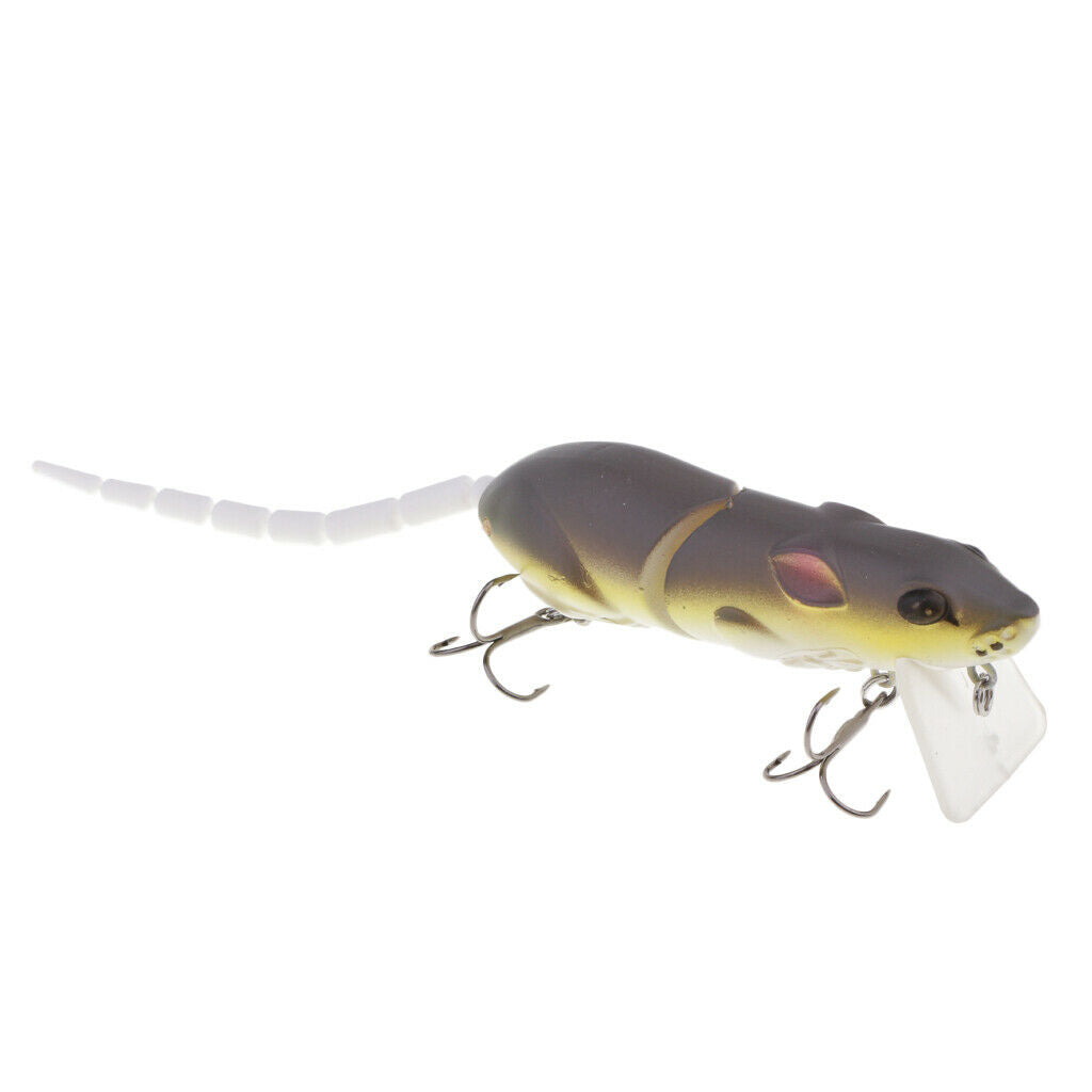 Lifelike   Multi-joint Mice Rat Lure Artificial Bait Bass Fishing 04