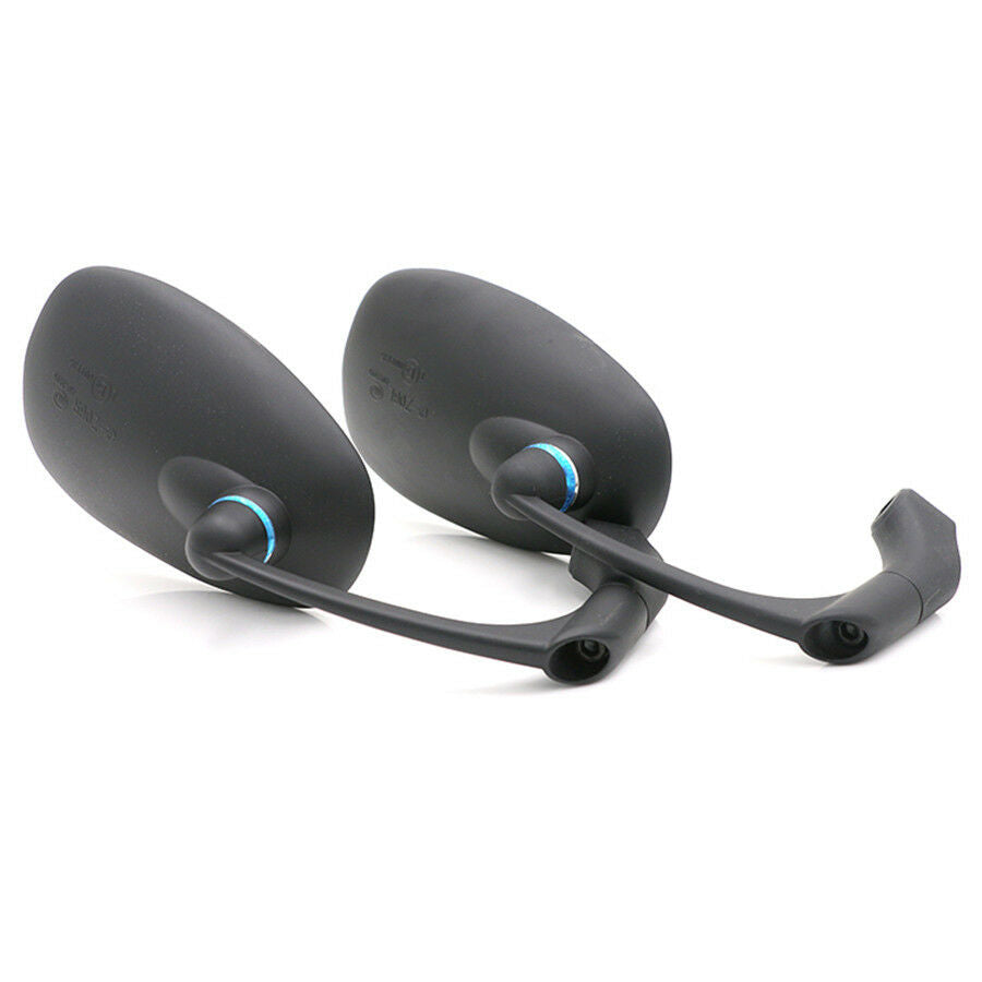 Motorcycle Retro L-bar Round Rearview Side Mirror for GN125 Cafe Racer Custom