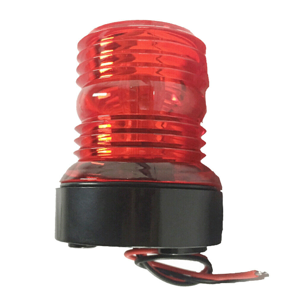 1pc 12V Marine Boat Yacht LED Navigation Light Stern Anchor Light All Round Red
