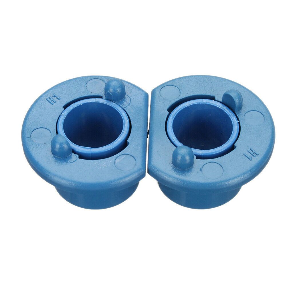 Pair H1 Car Halogen Headlamp Headlight Base Holder Socket Retainer Kit
