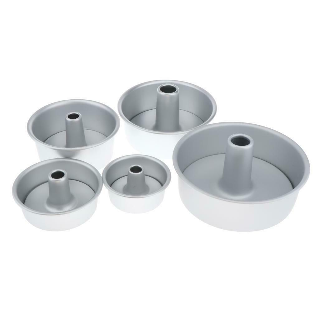 6" Aluminum Round Chimney Chiffon Cake Mold Angel Food Cake Pan Mould DIY
