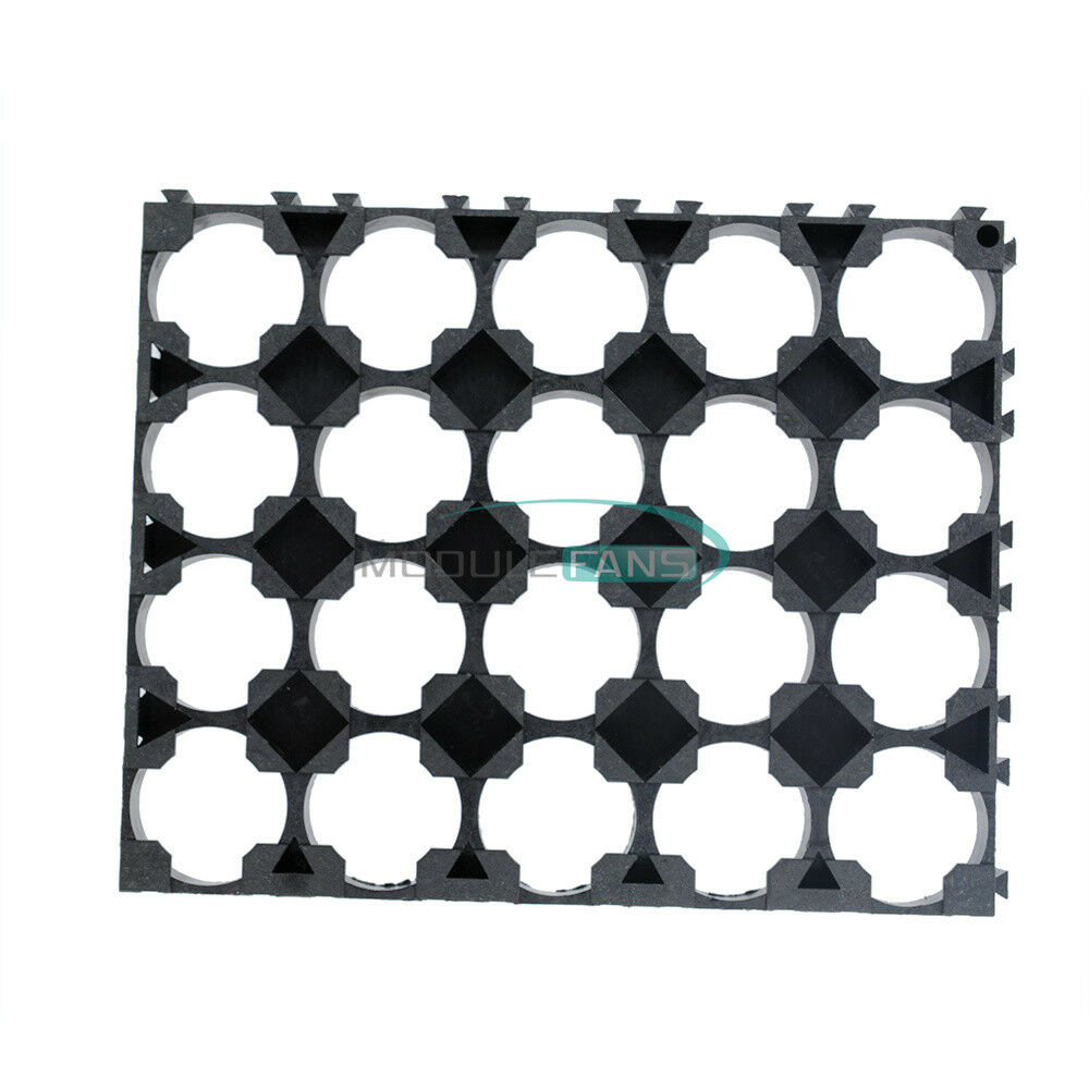 2PC 4x5 Cell 18650 Batteries Spacer Radiating Shell Plastic Heat Holder Bracket