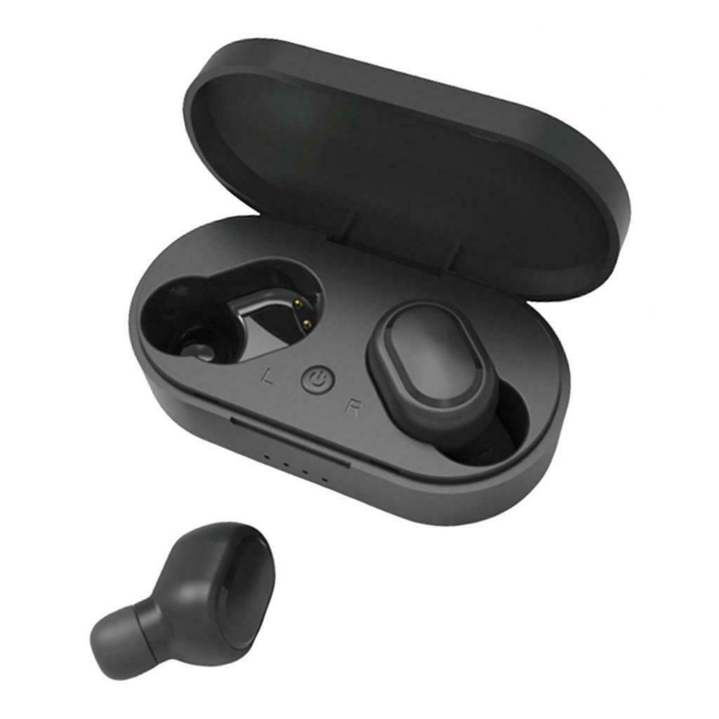 Wireless Earbuds In-Ear TWS Earphone Handsfree Headset with Mic Black
