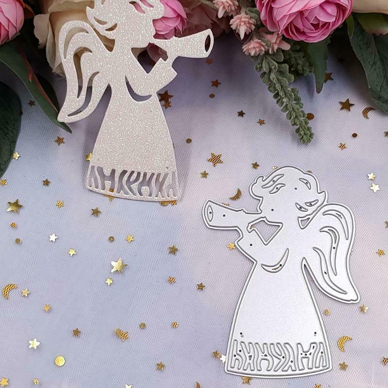 Trumpet Angel Metal Cutting Dies Stencil DIY Scrapbooking Album Paper Card Mold