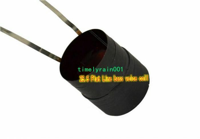 1pcs 25.5mm 8Ω Flat wire woofer voice coil High temperature resistant skeleton