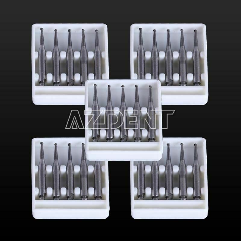 10Box Dental Angle Tungsten Turbine Burs Low Speed Handpiece RA NSK Style