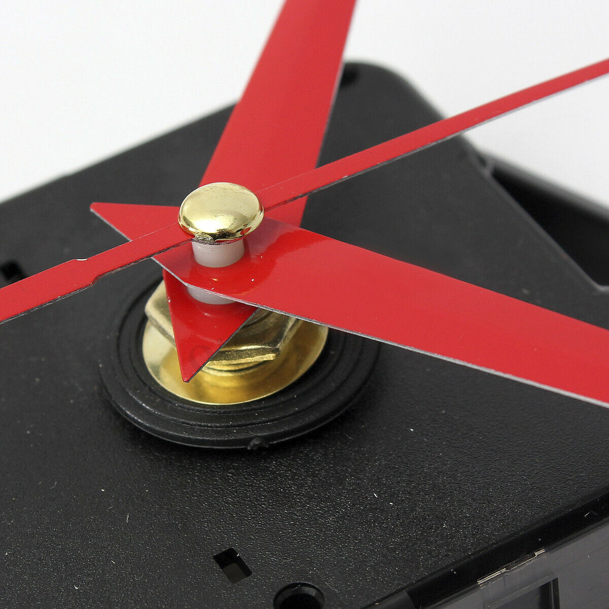 Silent Red&Black Clock Quartz Movement Mechanism Clock DIY Kit Repair Part Tools