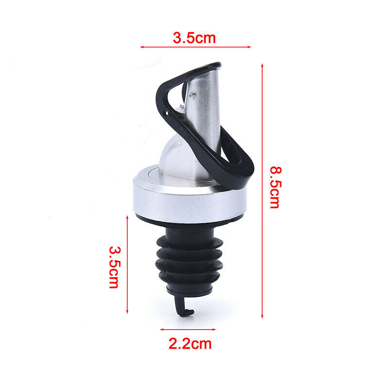 2Pcs Leak Proof  Bottle Stopper Bottle Cap Wine Oil Pourer Spout Dispens.l8