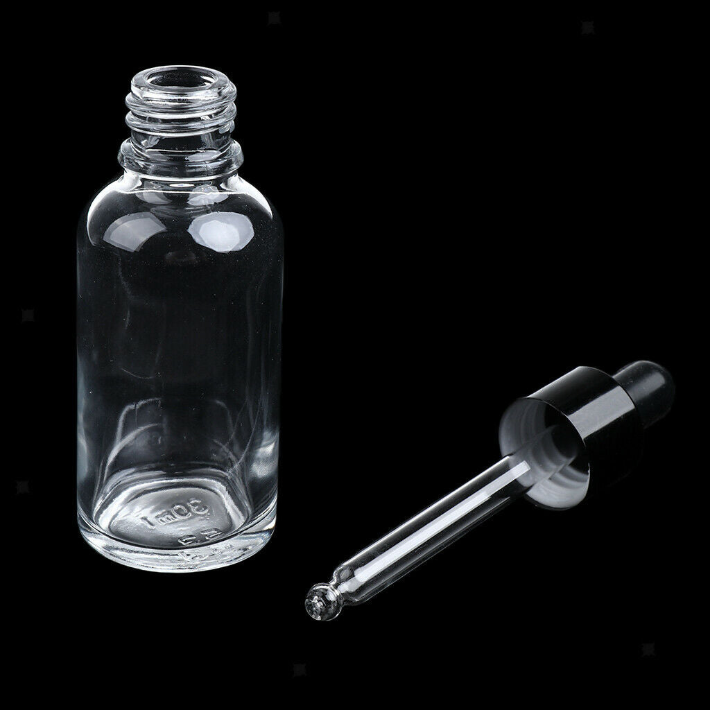 24 Pieces Empty Essential Oils Dropper Bottles Aromatherapy for 30ml Liquid