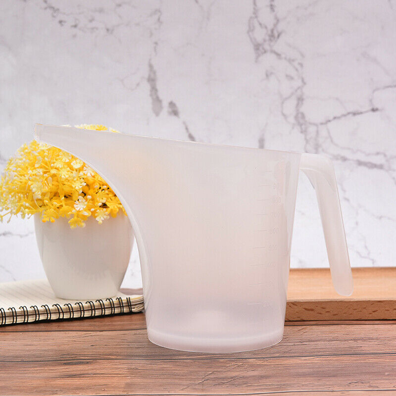 1000ML Tip Mouth Plastic Measuring Jug Cup Graduated Cooking Kitchen Bake.l8