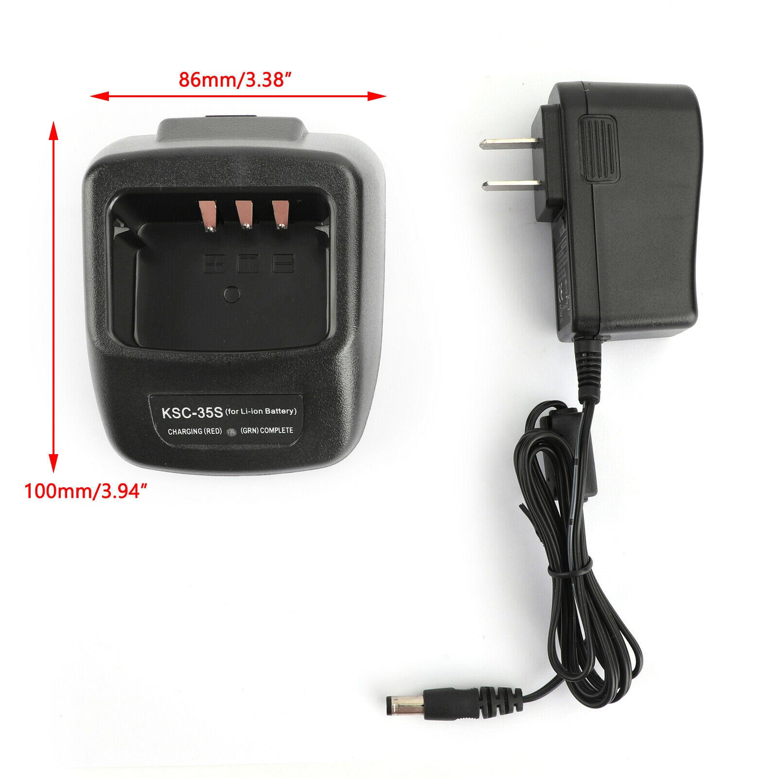 KSC-35S Desktop Rapid Charger Fit for Kenwood KNB-45L TK3400 TK2400 TK2402 AT6