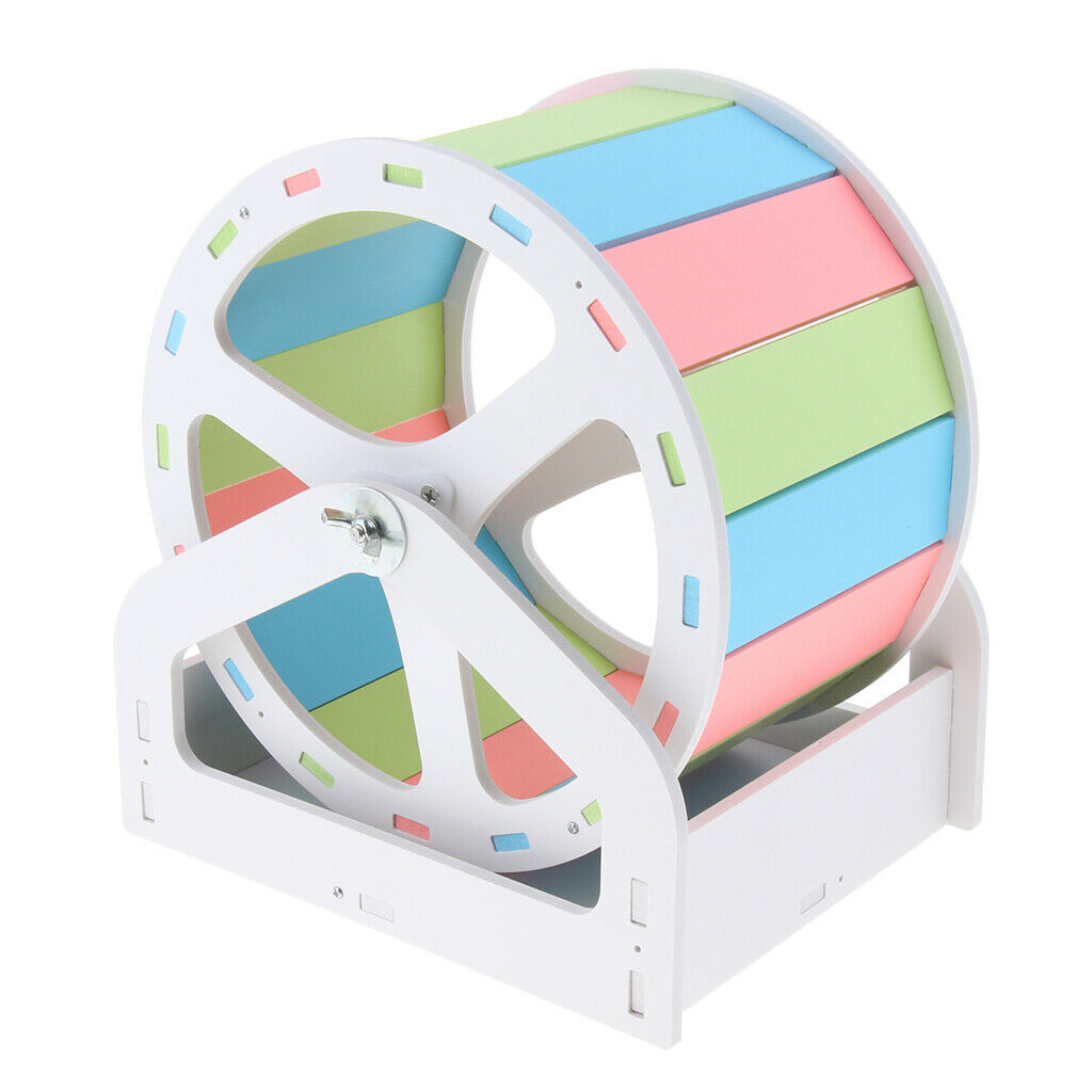 Hamster Chinchilla Small Animals Silent Running Exercise Wheel Toys Colorful