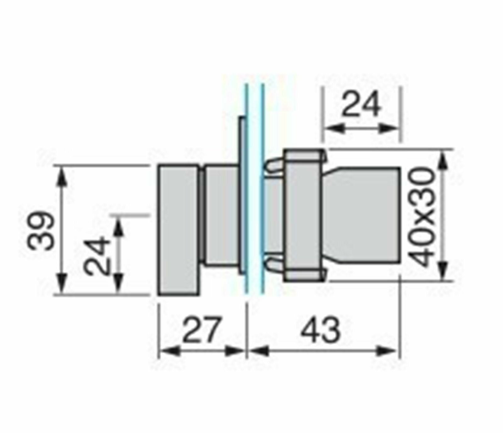 LOT4 XB2BD33C 2NO 3 Position Maintained Select Selector Switch Replaces Tele