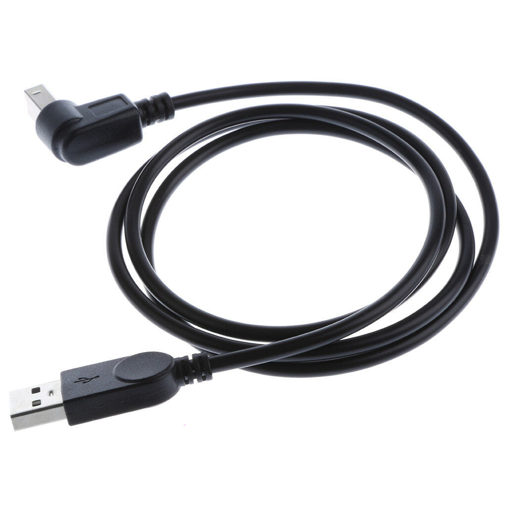 USB2.0 Male to Type B 90° Angle Extension Adapter Cables Bend upwards