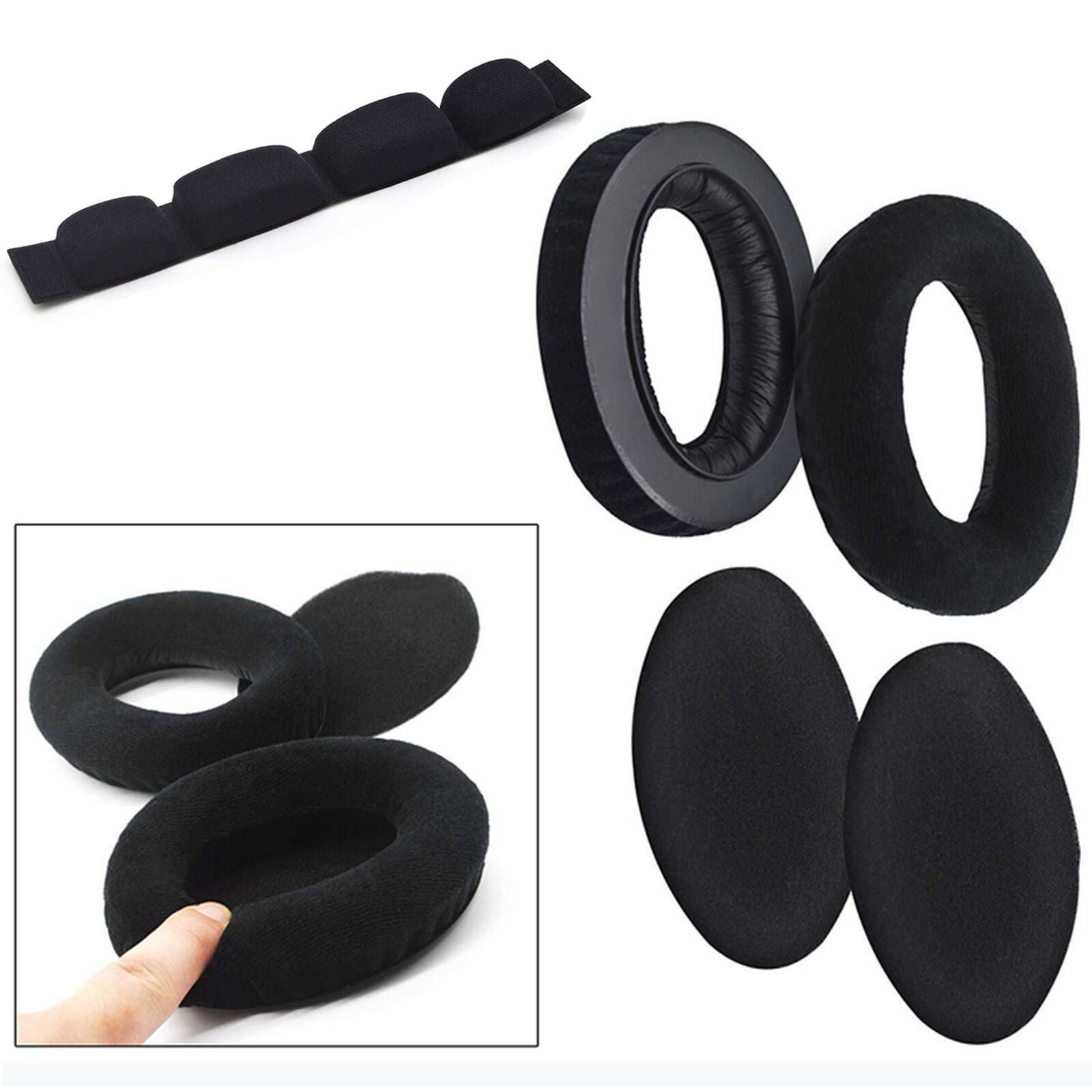 Earpad Foam Pad Headband For Sennheiser HD545 HD565 HD650 Headphone