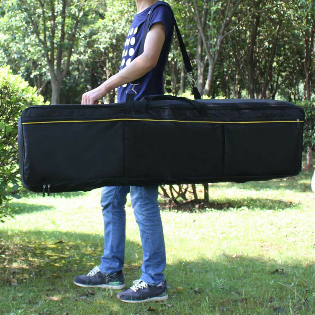 Black 88-key Electronic Keyboards Organ Gig Bag Case Durable And Lightweight