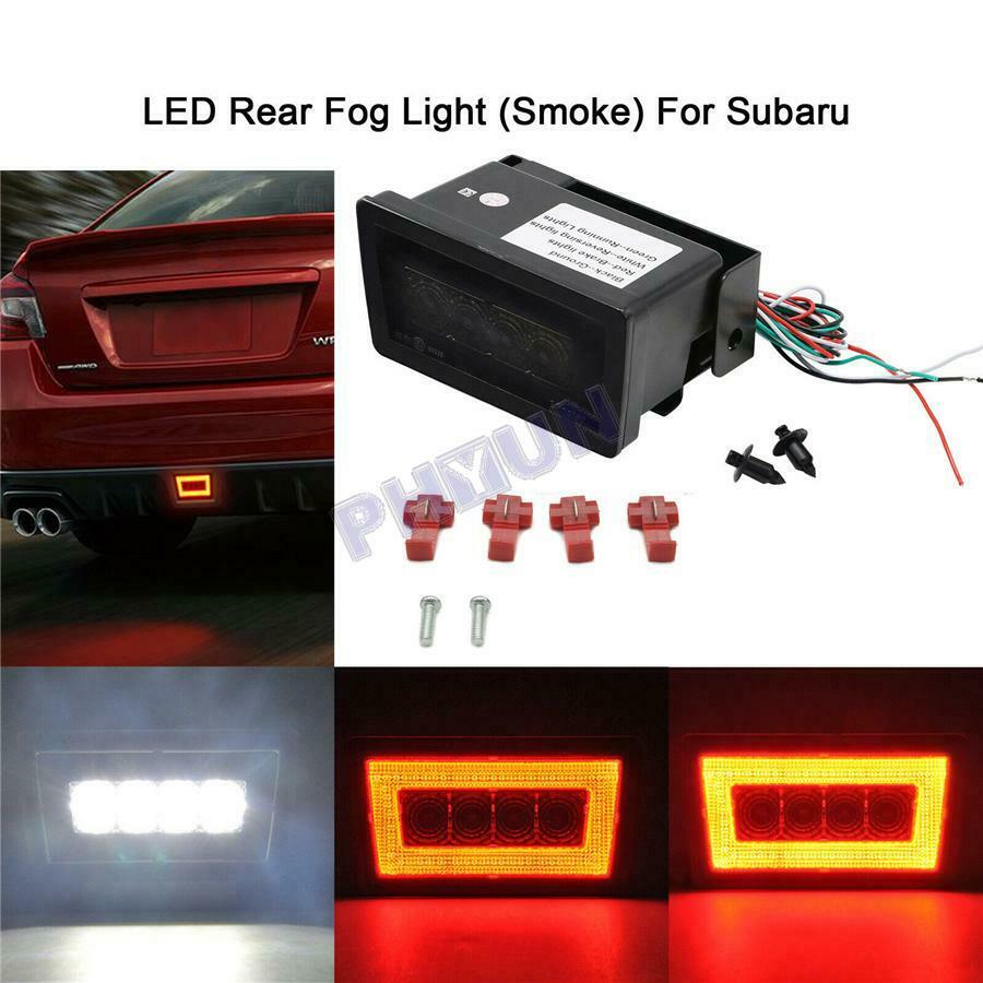 1x LED Rear Fog Lamp Brake Reverse Light For Subaru WRX STi Impreza XV Crosstrek