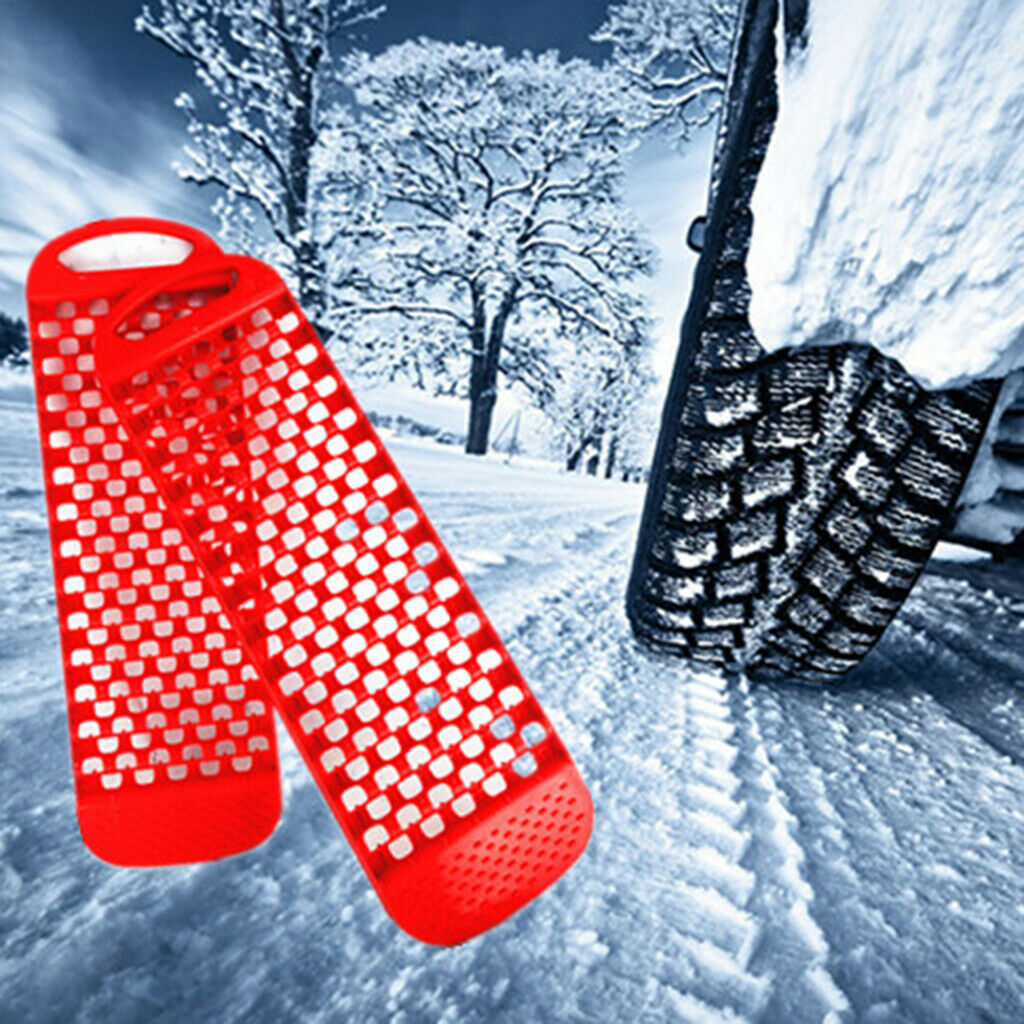 2x Tyre Wheel Nonslip Pad Car Snow Mud Sand Pass Tire Anti Skid Chain Patch