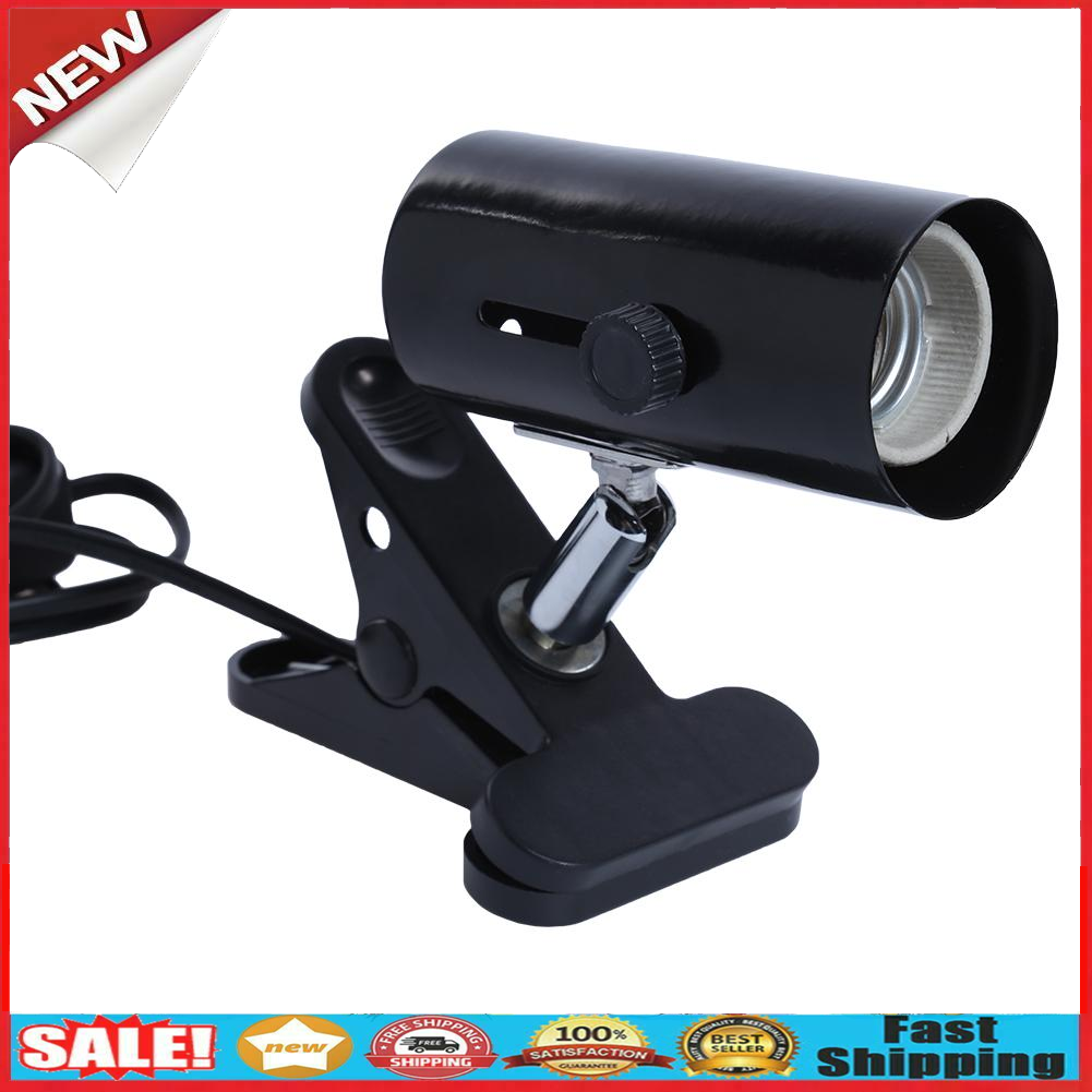 300W Metal Ceramic Heat UV UVB Lamp Light Holder Clamp Brooder Reptile US @