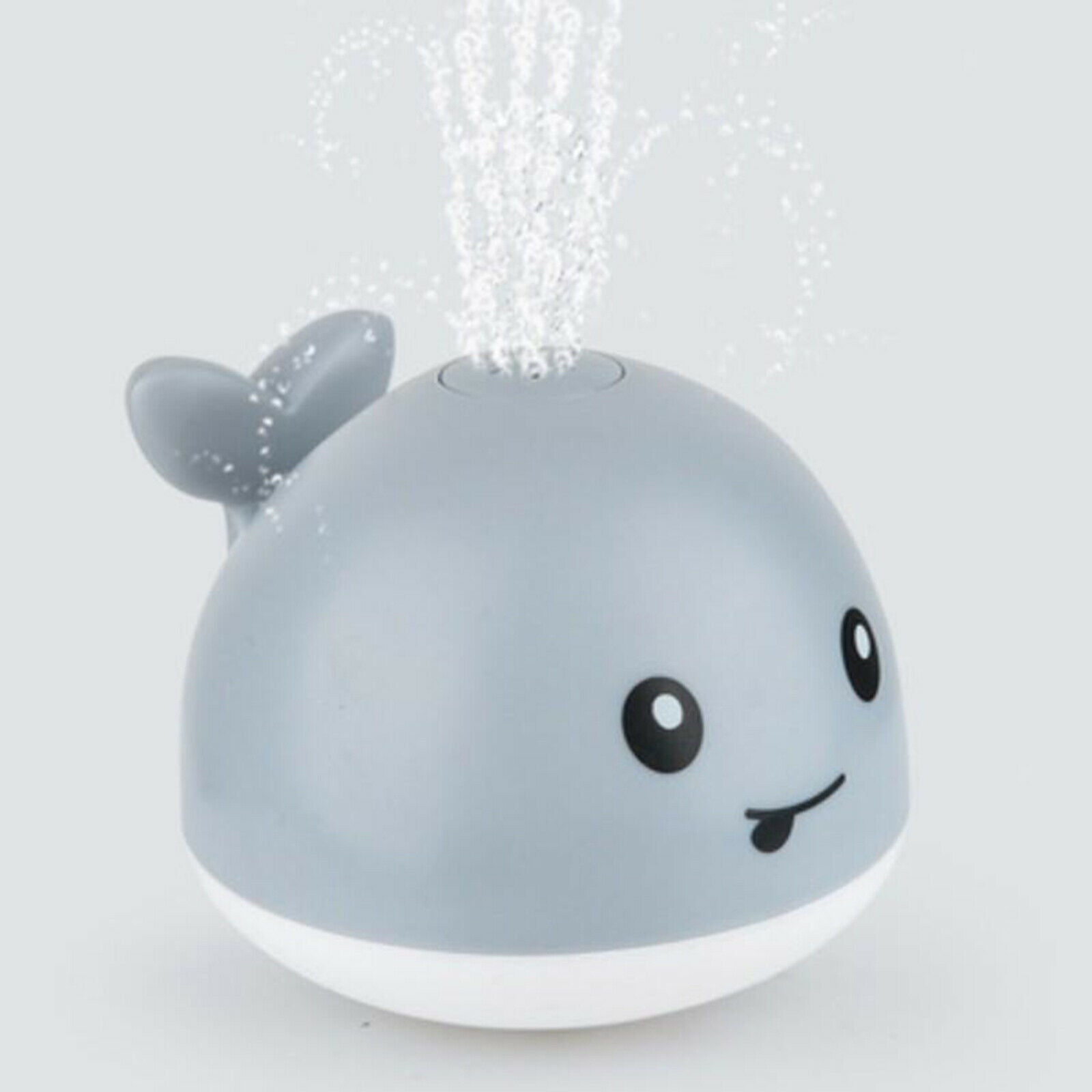 Animals Baby Bath Toys Electric Whale Water Sprinkler Baby Bath Toys Gray