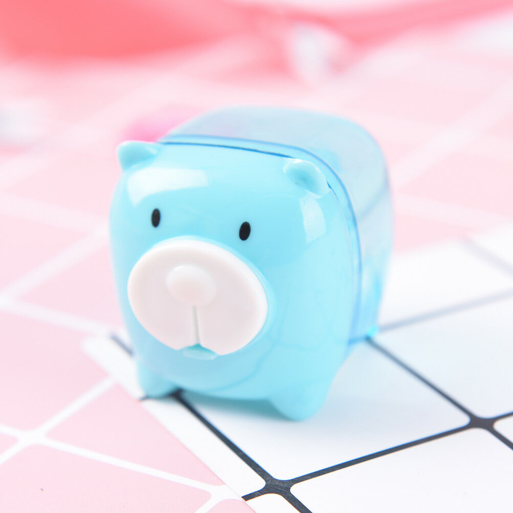 Mini Cartoon Pig Pencil SharpenerBDor Student Kids Gifts Office Station.l8