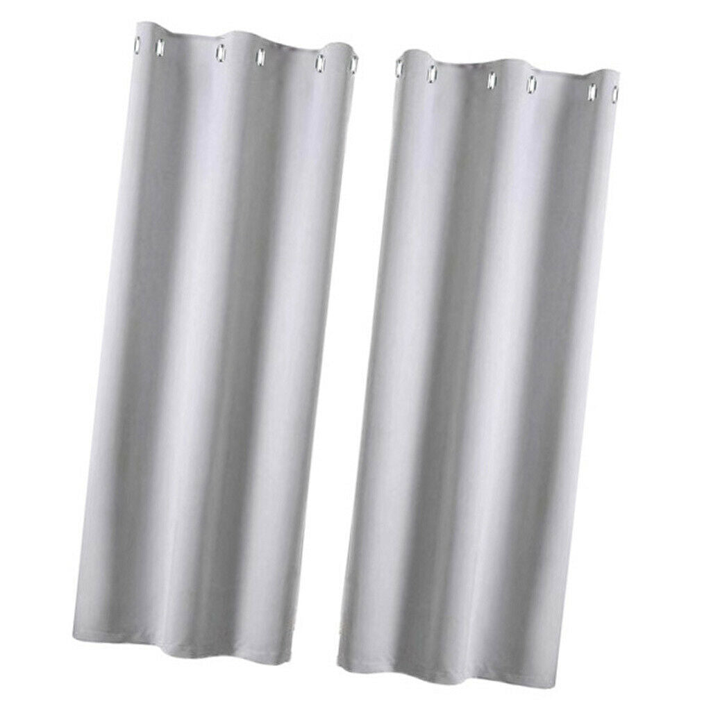 Bedroom Curtains Blackout Drapery Panels, Three Pass Microfiber Thermal