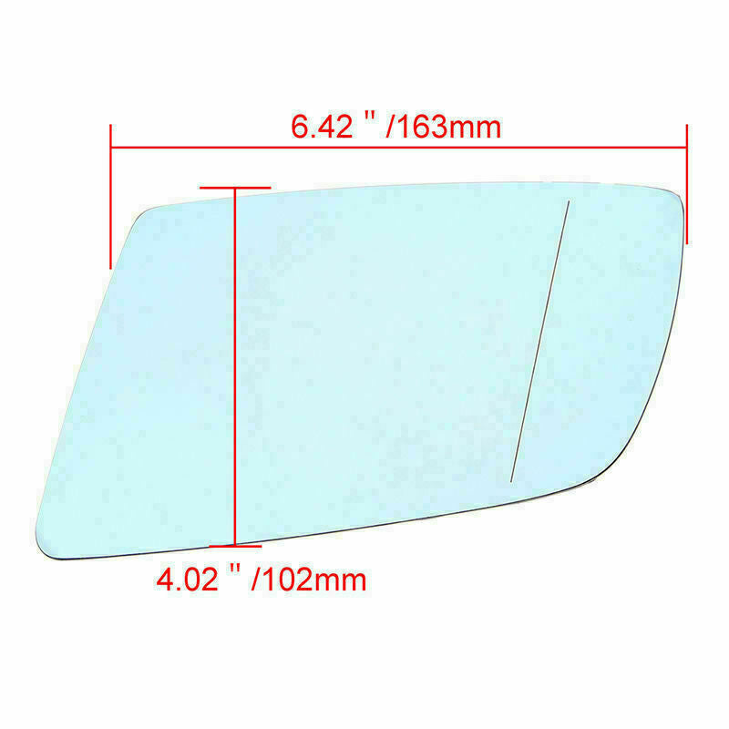 Driver Left Side Door Mirror Glass Heated Fits BMW E60 E61 528i 535i 550i 525i