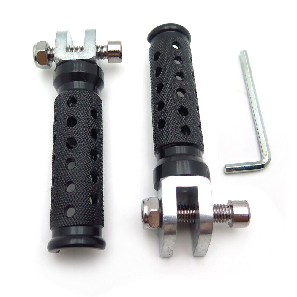 Black Foot Pegs For Yamaha FZR 600 XJ 600S YZF 600R 750R 1000 FZS1 FZ-1 R1 R6