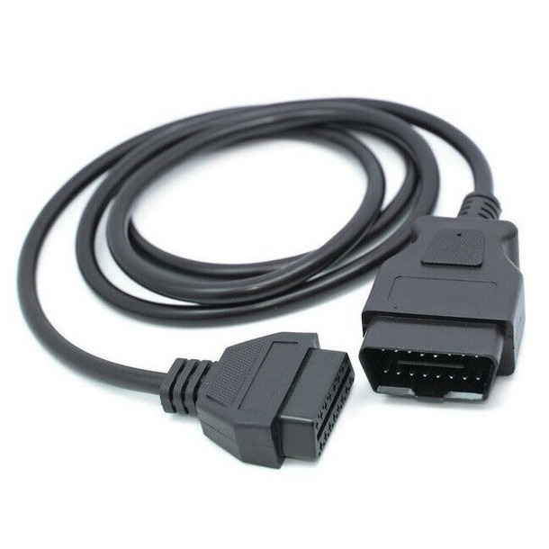 OBD2 16Pin Male to Female Extension Cable Car Diagnostic Extender Cord1.5M