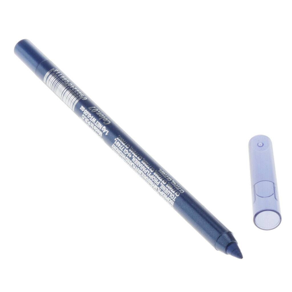 of 2 Sweatproof Eyeshadow Pencil Waterproof Eyeliner Eyebrow Crayon Pen 7