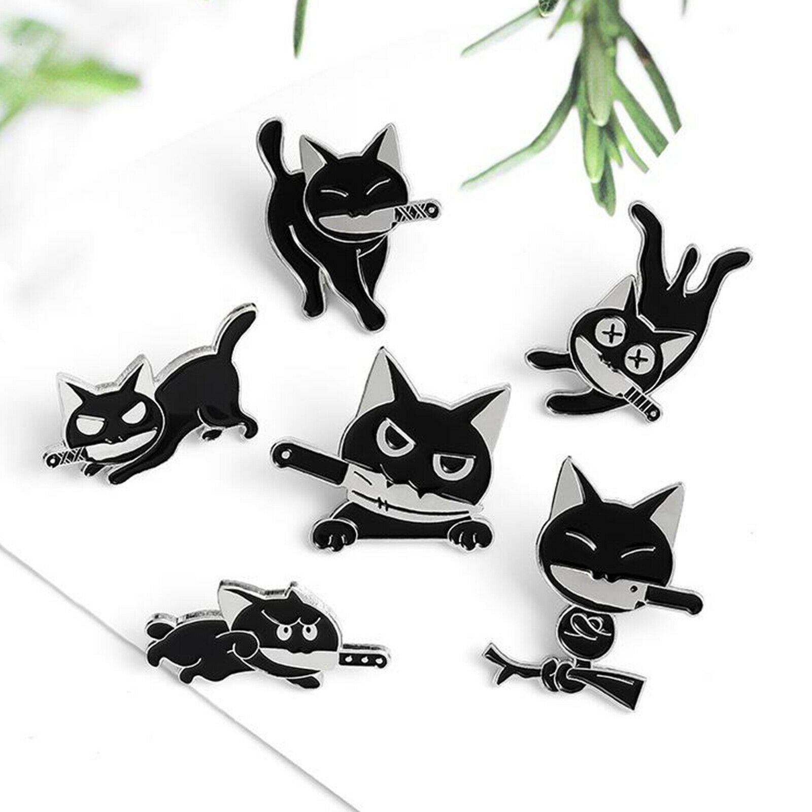 1 Set Brooch Sweater Clips Shirts Cardigan Collar Safety Pins with 6 Styles